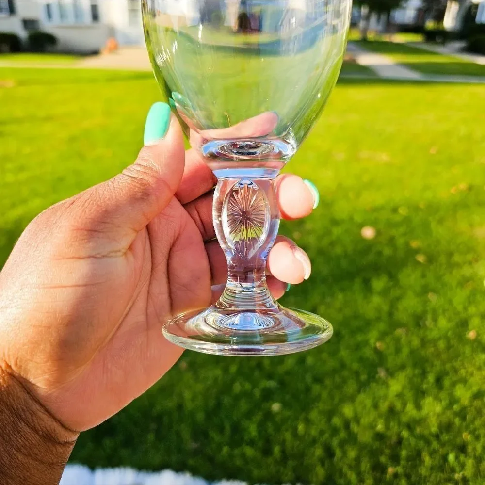 Set Of 3 Gold Rim 33cl Stella Artois Beer Chalice Glasses.